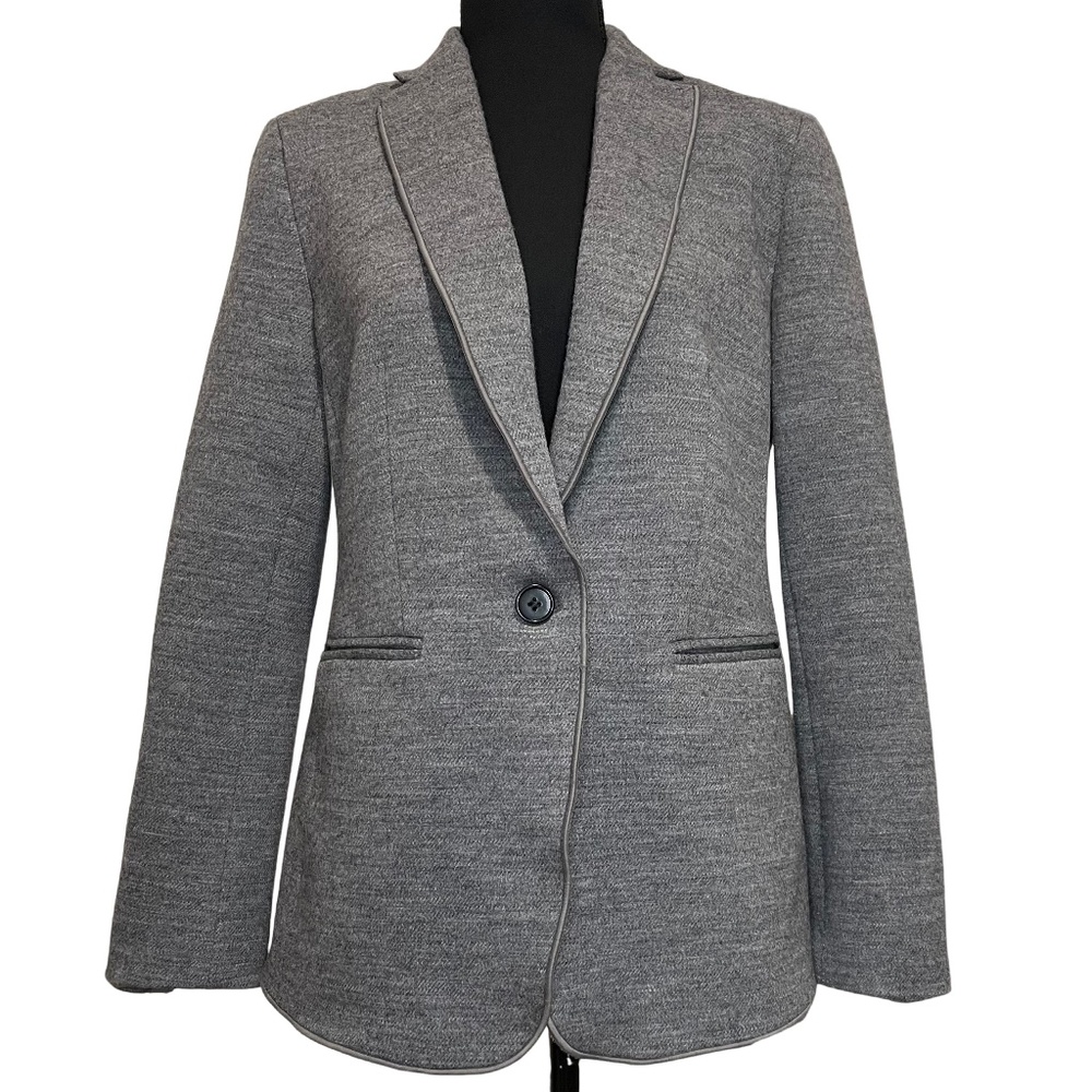 Ann Taylor Doubleface One Button Blazer Size 8